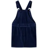 vidaXL Kinder-Latzkleid Cord Marineblau 128