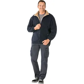 Planam Fleecejacke Stream - 3XL marine/camel