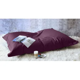 Kinzler Sitzsack KINZLER "XXL Outdoorfähig", lila (brombeer), B:140cm H:20cm T:180cm, Polyester, Sitzsäcke, Sitzsack, Uni Farben, Outdoor geeignet, ideal im Wohnzimmer & Kinderzimmer