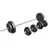 Gorilla Sports Langhantelset Langhantelstange 170 cm 60 kg grau