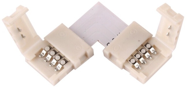 Eckverbinder für LED RGB Strips 10mm