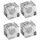 Maul Magnete 15x15x15 mm, 4 St.