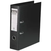 Elba Ordner Rückenbreite: 80 mm, schwarz