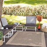 Surya Outdoor Teppich wetterfest, Cairns - In und Outdoor Teppich für Balkon, Terrasse, Garten, Küche - Outdoor Teppich Boho Style, Teppich für draußen - Teppich Beige,156x207cm