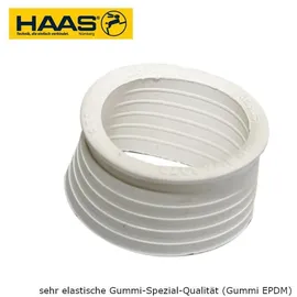 Otto Haas Gumminippel für Siphonrohre mit Spitzende 40/50
