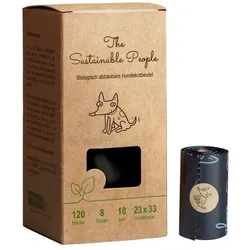 Bio Hundekotbeutel 120 Stück ohne Henkel - The Sustainable People 8x15 St
