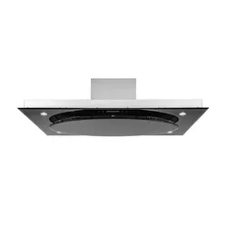 Secret Service Deckenhaube Dunstabzugshaube 220W Touch Glas LED Schwarz