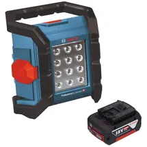 Bosch GLI 18V-1200 C Professional Akku Baustrahler 18 V 1200 lm + 1x Akku 5,0 Ah - ohne Ladegerät