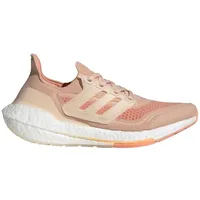 adidas Ultra Boost 21 Neutralschuh Damen - Rosa, Weiß, Größe 38 (auch verfügbar in 36 2/3, 37 1/3)