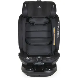 Cangaroo Kindersitz Gravity i-Size (40-150cm) Sitz drehbar, Kopfstütze, Isofix rosa