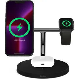 Belkin BoostCharge Pro Kabelloses Ladegerät mit MagSafe schwarz