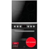 Amica ACHE 9336 SM + Elektro-Herd-Set