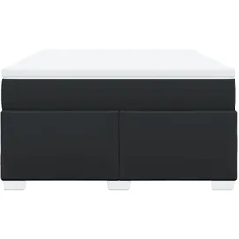 vidaXL Boxspringbett 140 x 200 cm Schwarz