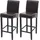 MCW Barhocker C33 2er-Set rund 2er Set  Braun