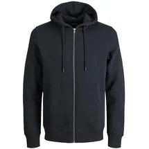JACK & JONES JJEBRADLEY SWEAT HALF ZIP Herren Schwarz M