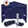 Kronenburg Handel Faltpavillon 2 x 2 m inkl. 4 Seitenteile Blau