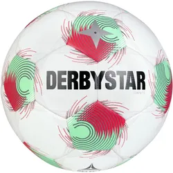 DERBYSTAR Tempo TT Fußball Trainingsball weiß/rot/grün 5