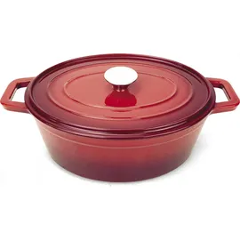 HENDI Gusseisentopf 6,88L 40,5 x 25,5 cm