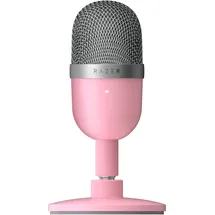 Razer Seiren Mini (Quartz) - USB Kondensator-Mikrofon für Streaming (Kompakt mit Supernieren-Richtcharakteristik, neigbarer Ständer, Integrierter Schockdämpfer) Pink