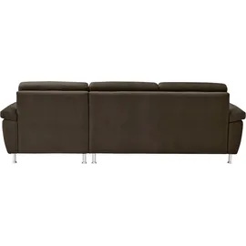 CALIZZA INTERIORS »Onyx L-Form«, Recamiere links oder rechts, wahlweise mit Bettfunktion, Breite 270 cm