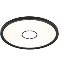 Briloner LED Deckenleuchte 1-flammig rund schwarz 18W