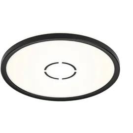Briloner LED Deckenleuchte 1-flammig rund schwarz 18W
