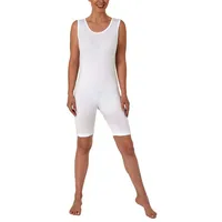 NORMANN CARE Pflegebody Ärmellos Unisex, kurzer Pflegeoverall ohne Ärmel