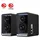 Edifier QR65 Aktive Design Lautsprecher (Regallautsprecher, Schwarz