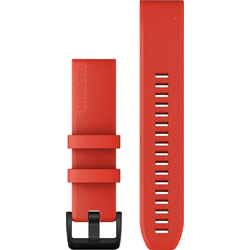 Garmin Silikon QuickFit® 22 Uhrenarmbänder Silikon Rot meliert