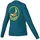 La Sportiva Climbing on the Moon Sweatshirt Turchese/Giallo M