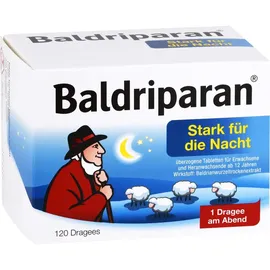 PharmaSGP GmbH Baldriparan Stark für die Nacht überzogene Tabletten 120 St.