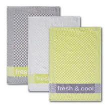 Dyckhoff Geschirrtücher fresh & cool grün 50 x 70 cm
