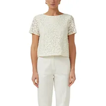 s.Oliver Spitzenbluse beige L