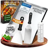 Blumtal Grillplatte 30 x 40 cm Edelstahl silber