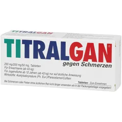 Titralgan Tabletten gegen Schmerzen