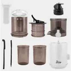 Tribest Shine Multi Batch Entsafter - grau