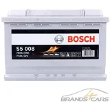 BOSCH AUTOBATTERIE 12V 77Ah STARTERBATTERIE 780A ERSETZT 70AH 71AH 72AH 74AH 75