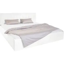Westfalia Schlafkomfort Polsterbett 200 x 200 cm H3 Weiß