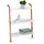 Zeller Leiterregal Bamboo 60 x 30 cm Weiß