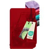 Emily ́s Check Coral Fleece TV-Decke für Kinder mit Ärmel & Bauchtasche 1609.2345, bordeaux