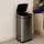 Relaxdays Sensor Mülleimer 60 l Silber