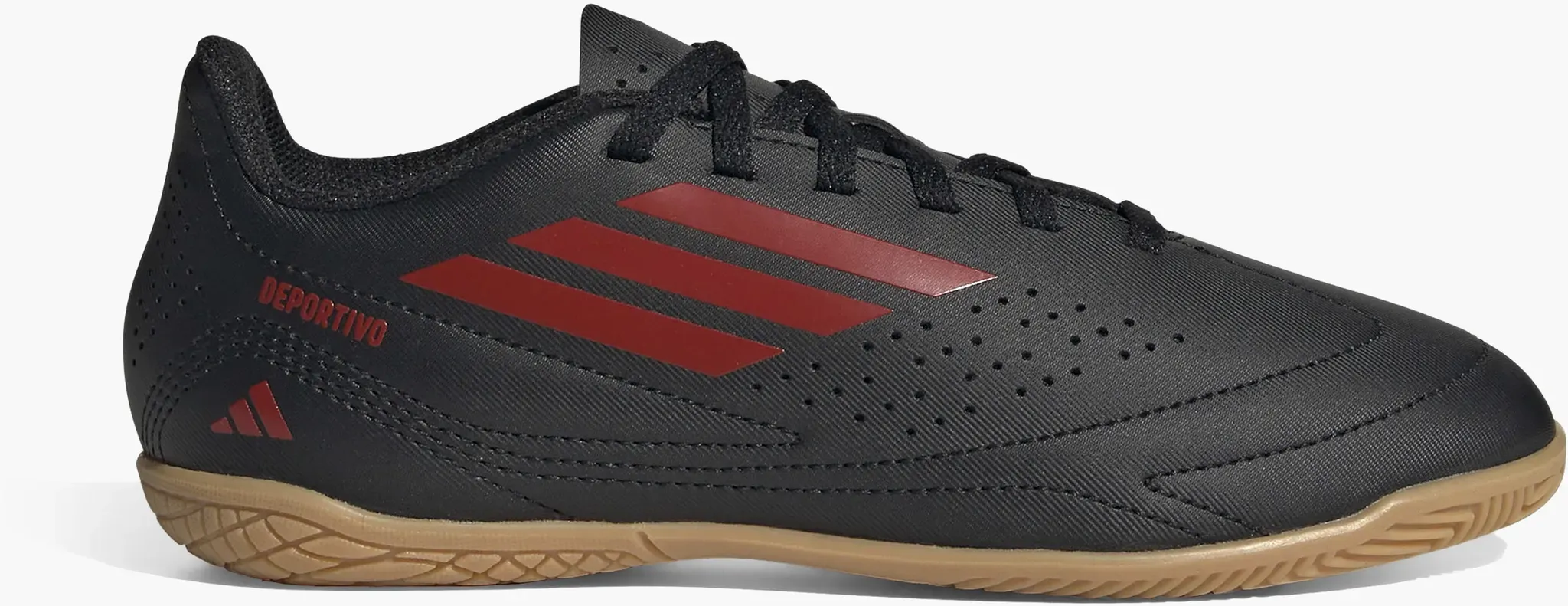 adidas Deportivo Iii In J Fußballschuh Schwarz, Kinder, Größe: 38 2/36, Material: Synthetik/Textil - adidas Deportivo Iii In J Fußballschuh Schwarz, Kinder, Größe: 38 2/36, Material: Synthetik/Textil - unisex - Schwarz
