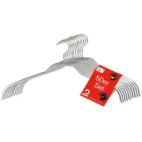 MAWA Design MAWA Kleiderbügel, Set mit 50 platzsparenden und