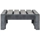 vidaXL Outdoor-Ottomane Paletten Holz Grau