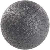 newgen medicals Massage-Ball und Faszien-Trainer für Rücken & Co., Ø 12 cm, schwarz