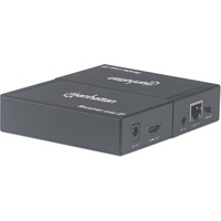 Manhattan 1080p HDMI over IP Extender Kit Verlaengert das 1080p-Signal mit einem Switch und einem Netzwerkk..., Switch Box