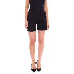 AJC Damen schlichte Sommer-Shorts kurze Freizeit-Hose Alltags-Shorts 27735940 Schwarz - 40