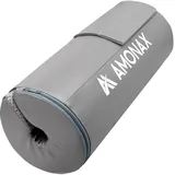 AMONAX Hip Thrust Langhantel Polster, Extra Dicke Barbell Pad, Strapazierfähiges Gym Zubehör, Fitness Polster für langhantel, langhantelpolsterung für Fitness Zubehör Damen und Herren (Grau)
