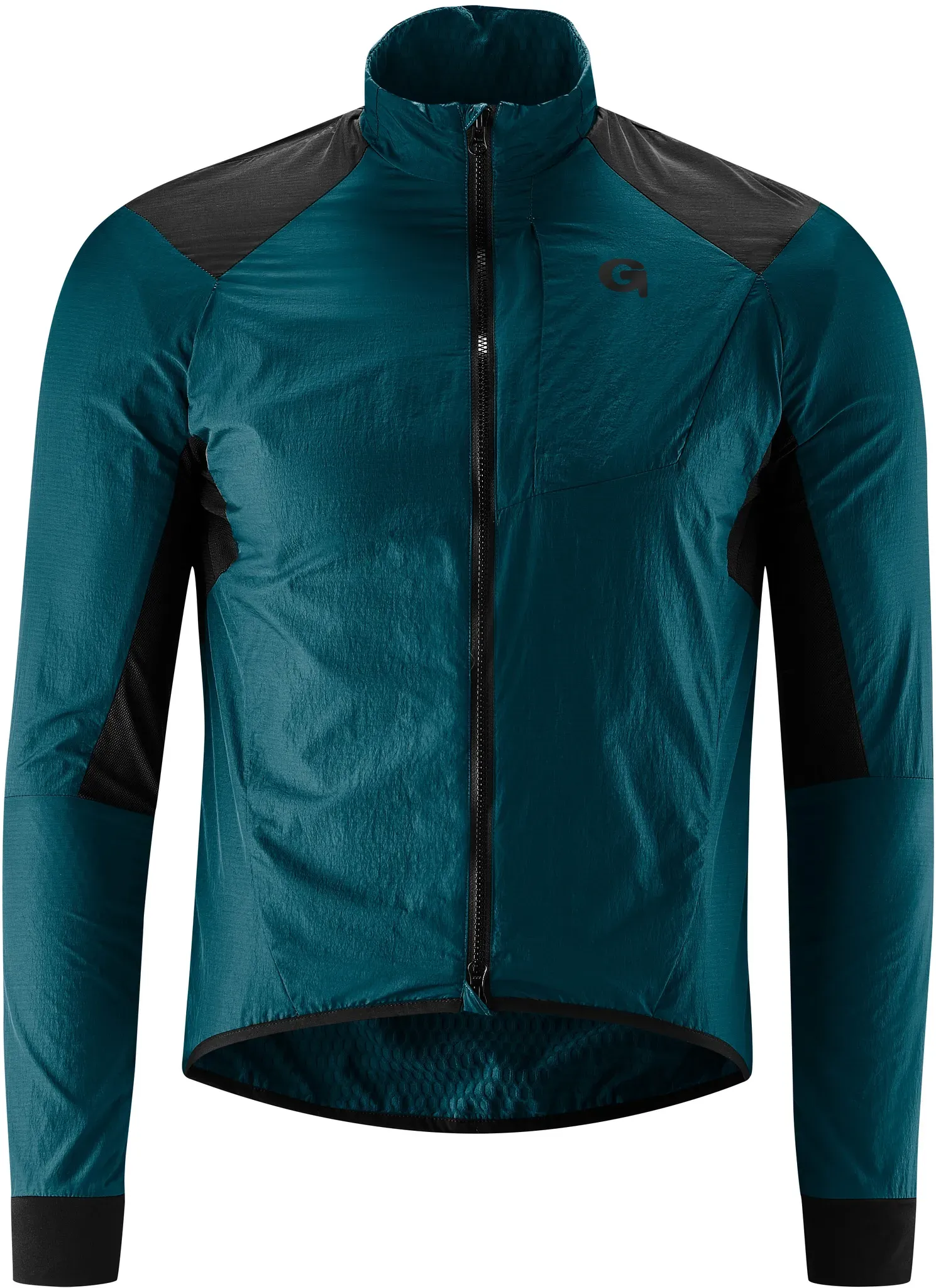 Fahrradjacke GONSO "MORISOLLO" Gr. XXL, blau (dunkelblau) Herren Jacken Radjacke aus windabweisendem Außenmaterial und wärmeisolierenden Innenmaterial.