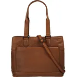X-ZONE Shopper RFID echt Leder braun